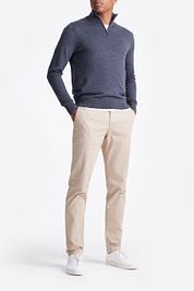 King Essentials The Michael Half Zip Pull Merino Anthracite