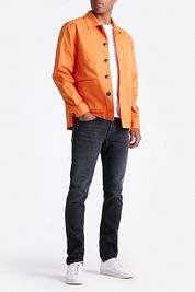 King Essentials The Benjamin Overshirt Orange