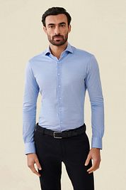 Cavallaro Piqué Shirt Light Blue