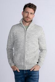 Petrol Cardigan Woodstock Grey