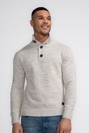 Petrol Mocker Pull Melange Light Grey