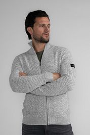 Petrol Cable Cardigan Nunam Greige