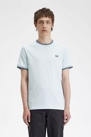 Fred Perry T-Shirt M1588 Light Blue V08