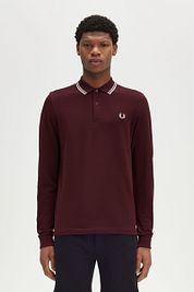 Fred Perry Longsleeve Polo Bordeaux 597