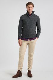 McGregor Half Zip Pullover Merino Wool Anthracite