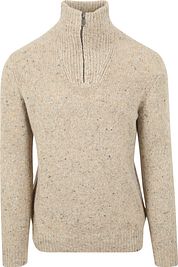 McGregor Half Zip Pullover Merino Wool Sand