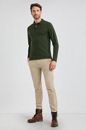 McGregor Long Sleeve Polo Shirt Pine Green
