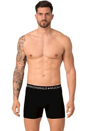 Muchachomalo Boxershorts Microfiber 2-Pack Black Navy