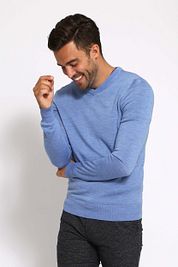 Suitable Merino Pullover V-Neck Light Blue