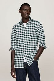 Tommy Hilfiger Oxford Shirt Checks Green