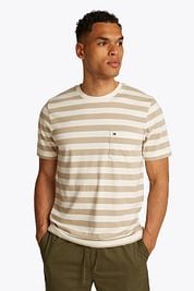 Tommy Hilfiger T-shirt Stripes Beige