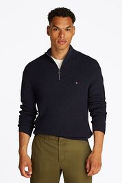 Tommy Hilfiger Racking Half-Zip Structure Navy