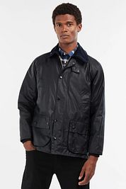 Barbour Bedale Wax Coat Dark Blue
