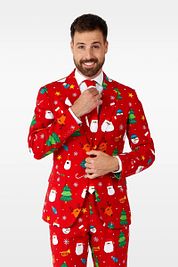 OppoSuits Festivity Red Costume