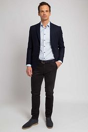 Suitable Chino Plato Navy