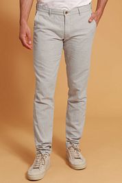 Suitable Chino Pico Linen Beige