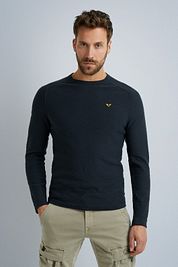 PME Legend Sweater Linen Navy