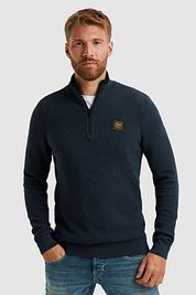 PME Legend Half Zip Sweater Mouliné Navy