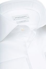 Profuomo Tuxedo Shirt White