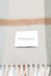 Profuomo Scarf Lambswool Grey Checkered