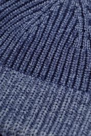 Profuomo Beanie Wool Dark Blue