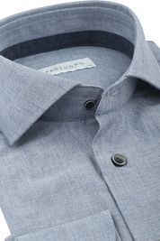 Profuomo Shirt Flanel Blue 