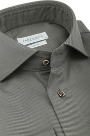 Profuomo Twill Shirt Dark Green