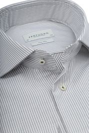 Profuomo Twill Shirt Stripes Green