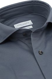 Profuomo Japanese Knitted Shirt Denim Blue
