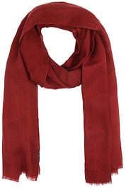 Profuomo Scarf Wool Woven Red