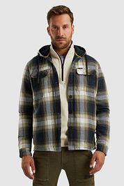 PME Legend Overshirt Checks Blue Green