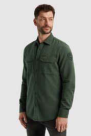 PME Legend Shirt Flanel Herringbone Green
