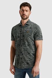 PME Legend Short Sleeve Shirt Print Dark Green