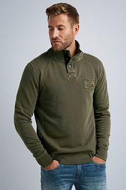 PME Legend Terry Sweater Dark Green
