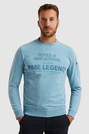 PME Legend Sweater Logo Light Blue