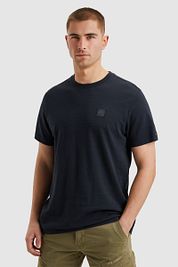 PME Legend T-Shirt Jacquard Stripe Navy