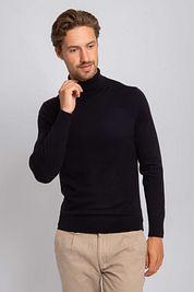 Suitable Merino Turtleneck Navy