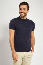 Suitable Knitted T-shirt Navy