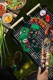 Many Mornings Socks Barbecue