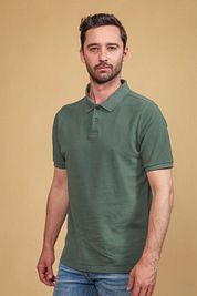 Suitable Respect Polo Shirt Pete Dark Green