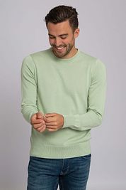 Suitable Respect Oinix Pullover O-Neck Light Green
