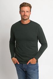Suitable Respect Longsleeve Heavy T-shirt Dark Green