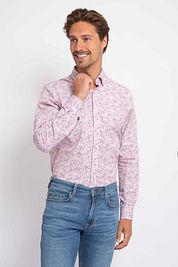 Suitable Shirt Mosaic Print Pink