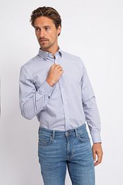 Suitable Shirt Dotty Print Blue