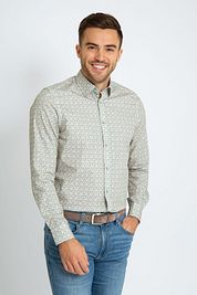 Suitable Shirt Paisley Green 