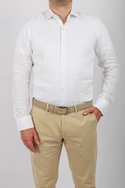 Suitable Shirt Linen White
