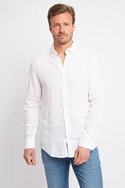 Suitable Shirt Linen White