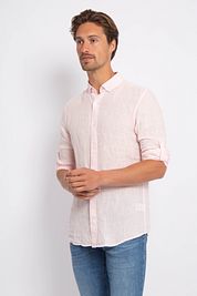 Suitable Shirt Linen Light Pink
