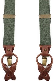Sir Redman Luxury Suspenders Essential Dark Green