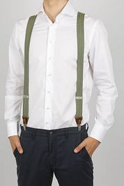 Sir Redman Luxury Suspenders Essential MacMillan Green